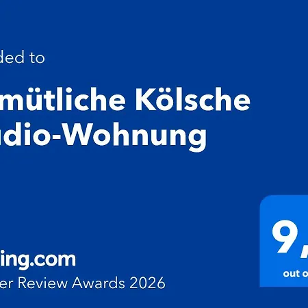 Apartment Gemuetliche Koelsche Studio-wohnung